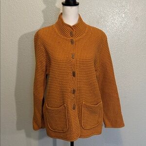 BY J.J Cotton Waffle Jacket GUC S